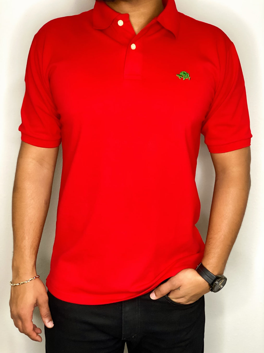 Classic Pique Polo Red