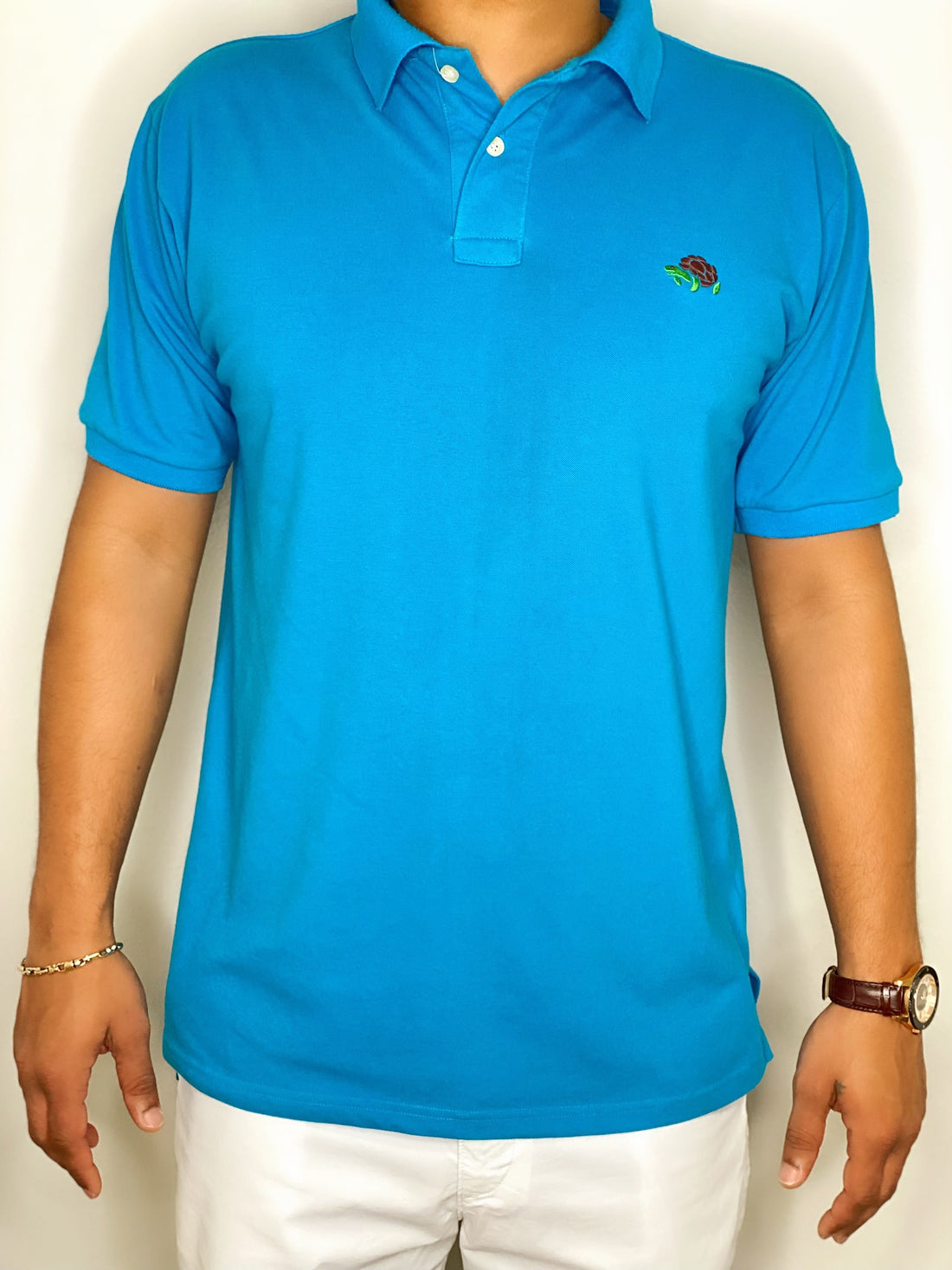 Classic Pique Polo Turquoise
